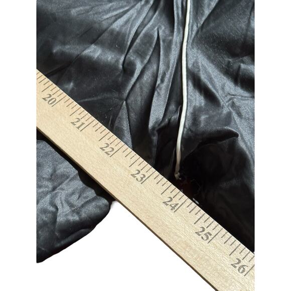 VTG King Louie Pro Fit Men M 40 - 42 Nylon Snap Up Black Gray Jacket USA Made - Picture 8 of 8